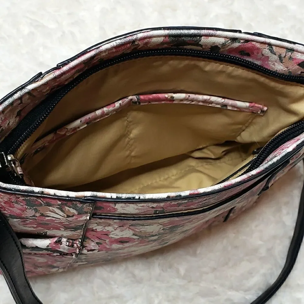 Nicole Miller Floral Crossbody Purse